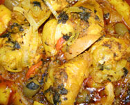 TAJINE DE POULET AUX OLIVES ET AUX CITRONS CONFITS/ok